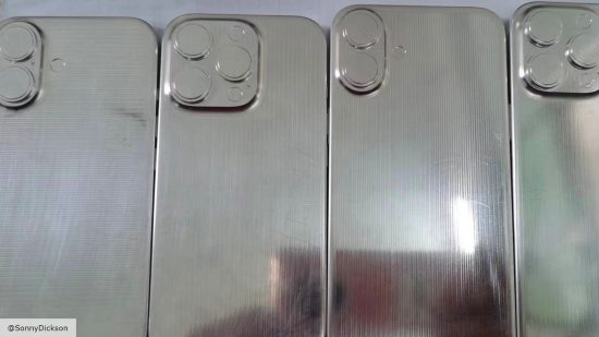 Picture of the back of the iPhone 16 dummy models courtesy of Sonny Dickson