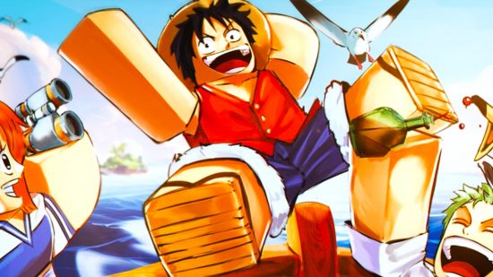 Legacy Piece Roblox game title card featuring Luffy from One Piece