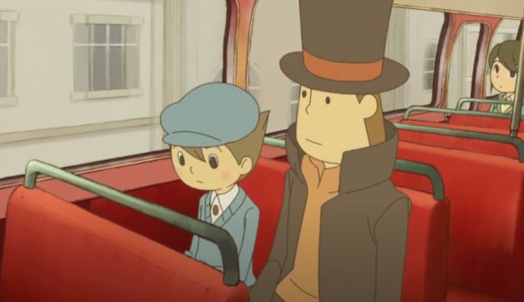 Steampunk games - an older man in a top hat sits next to a young boy in a blue flat cap