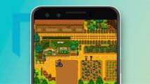 Stardew Valley mods - a modded farm on a mobile device