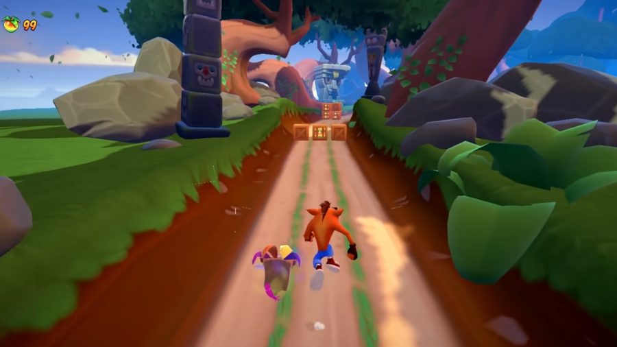 Some gameplay from Crash Bandicoot Mobile