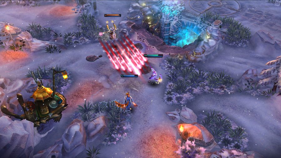 A combat scene from Vainglory