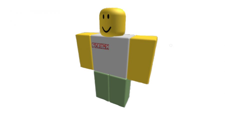 A picture of a Roblox noob