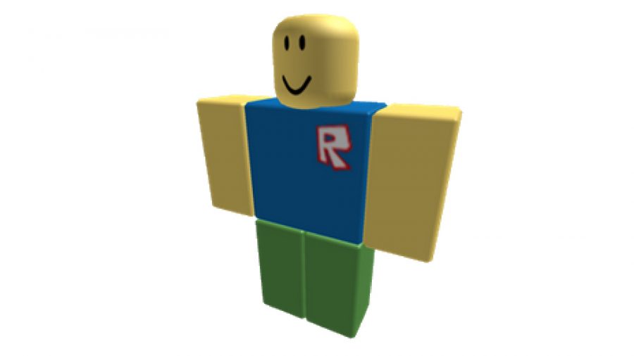 A picture of a Roblox noob