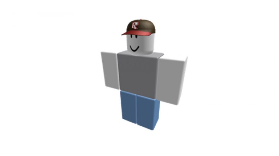 A picture of a Roblox noob in a cap.