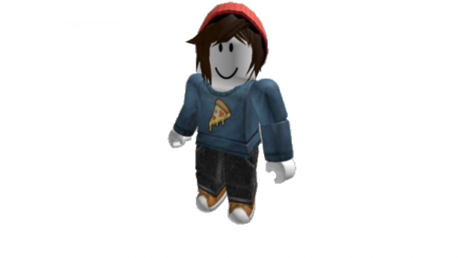 A picture of a Roblox noob in a beanie.