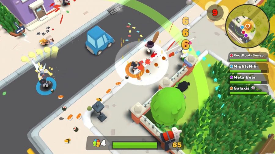 Capture d'écran du gameplay de Butter Royale