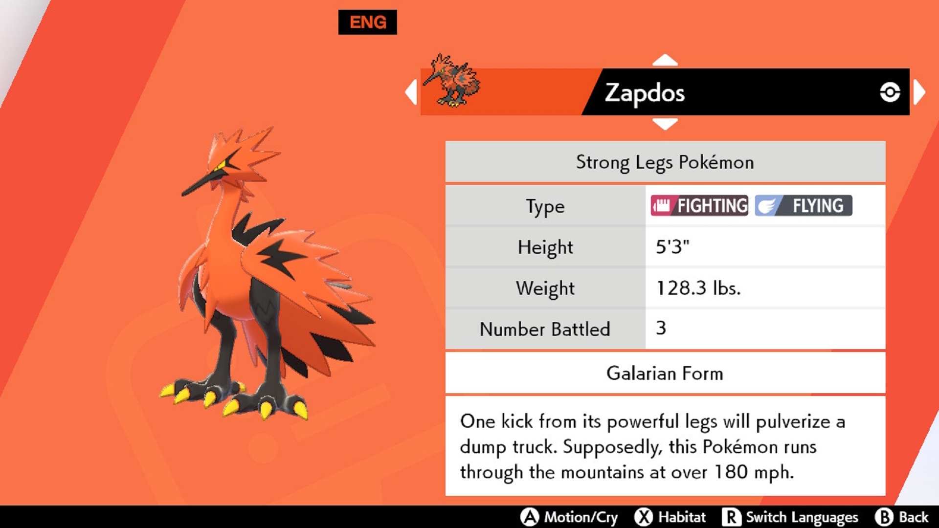 Zapdos or Moltres Kanto Region Legendary Birds for Pokemon Go