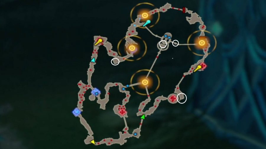 All of the Korok Seed locations in Mipha, the Zora Princess