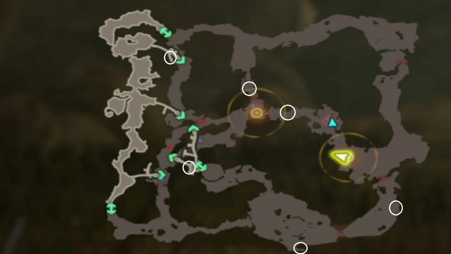 All the Korok Seed locations for The Road to the Ancient Lab