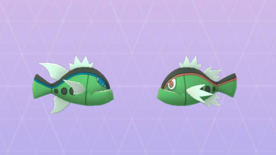 Both forms of Basculin in Pokémon Go