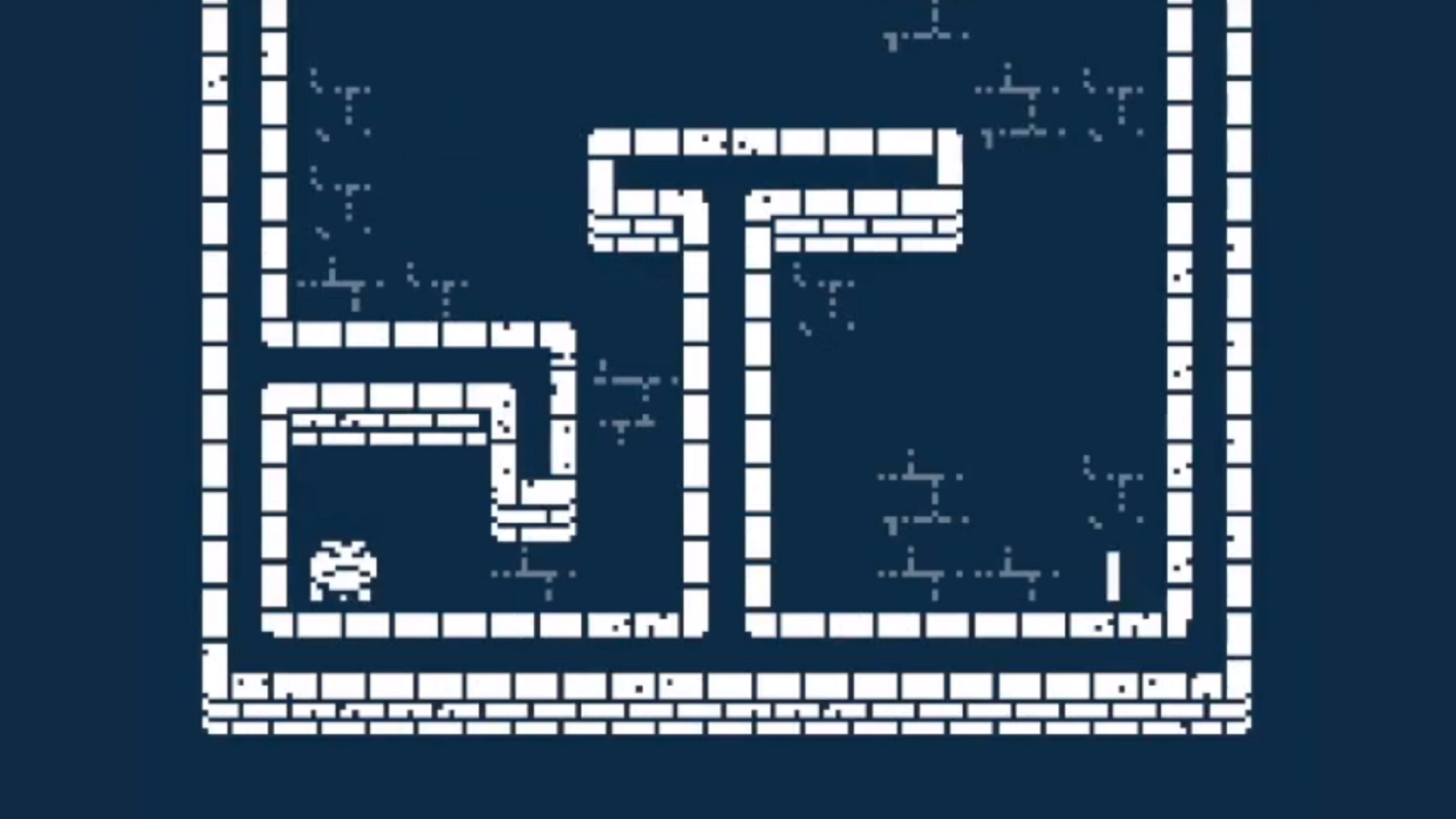 Pixel-art dungeon level