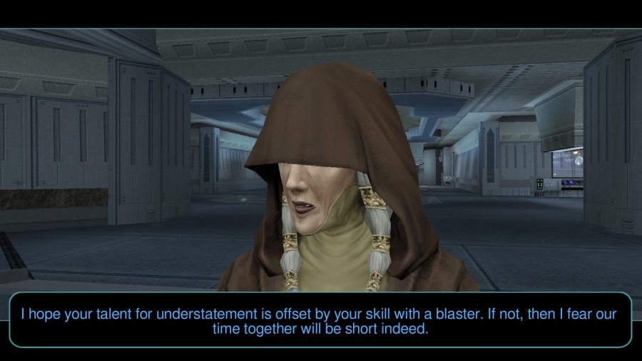 Kreia dialogue in Knights of the Old Republic 2