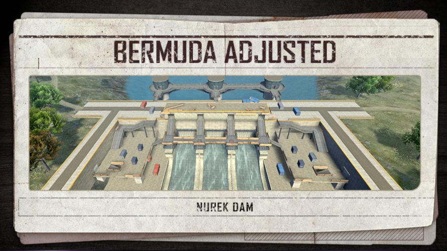 New Nurek Dam area in Bermuda from Garena Free Fire 