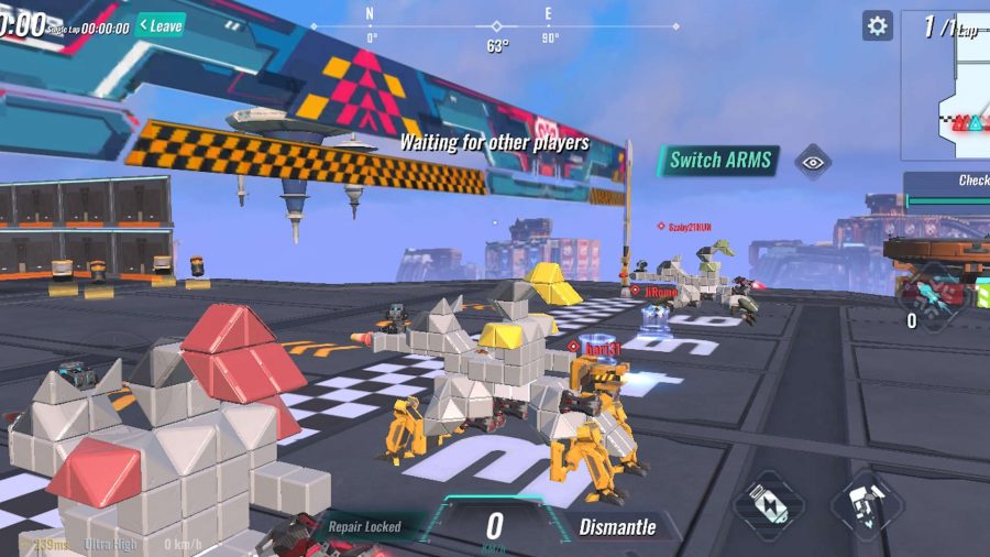 A racing mode in Astacraft