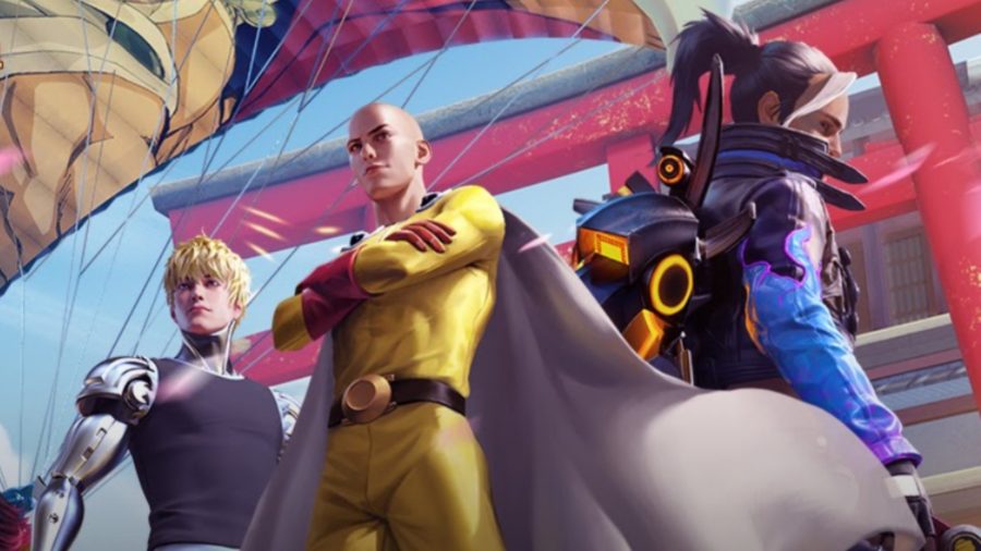 Garena Free Fire characters with One Punch Man