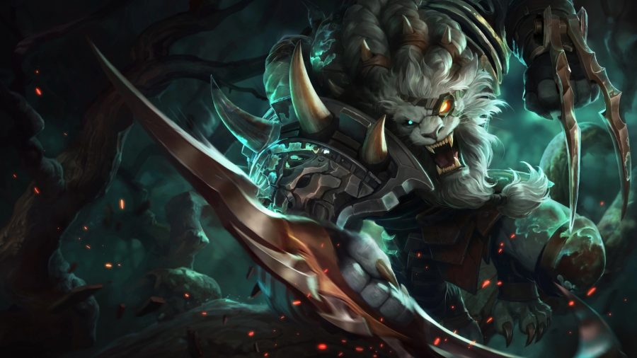 Rengar poised to attack