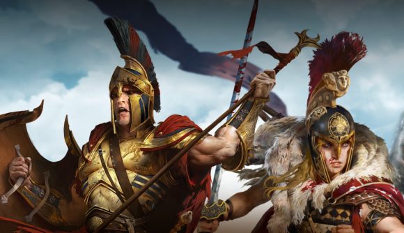 Titan Quest characters heading into battle