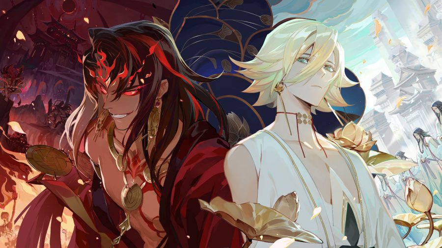 Two characters from Onmyoji's latest update