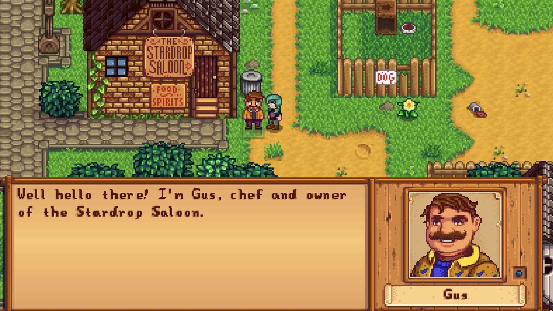 Stardew Valley Gus Gifts Heart Events And Cheats Pocket Tactics