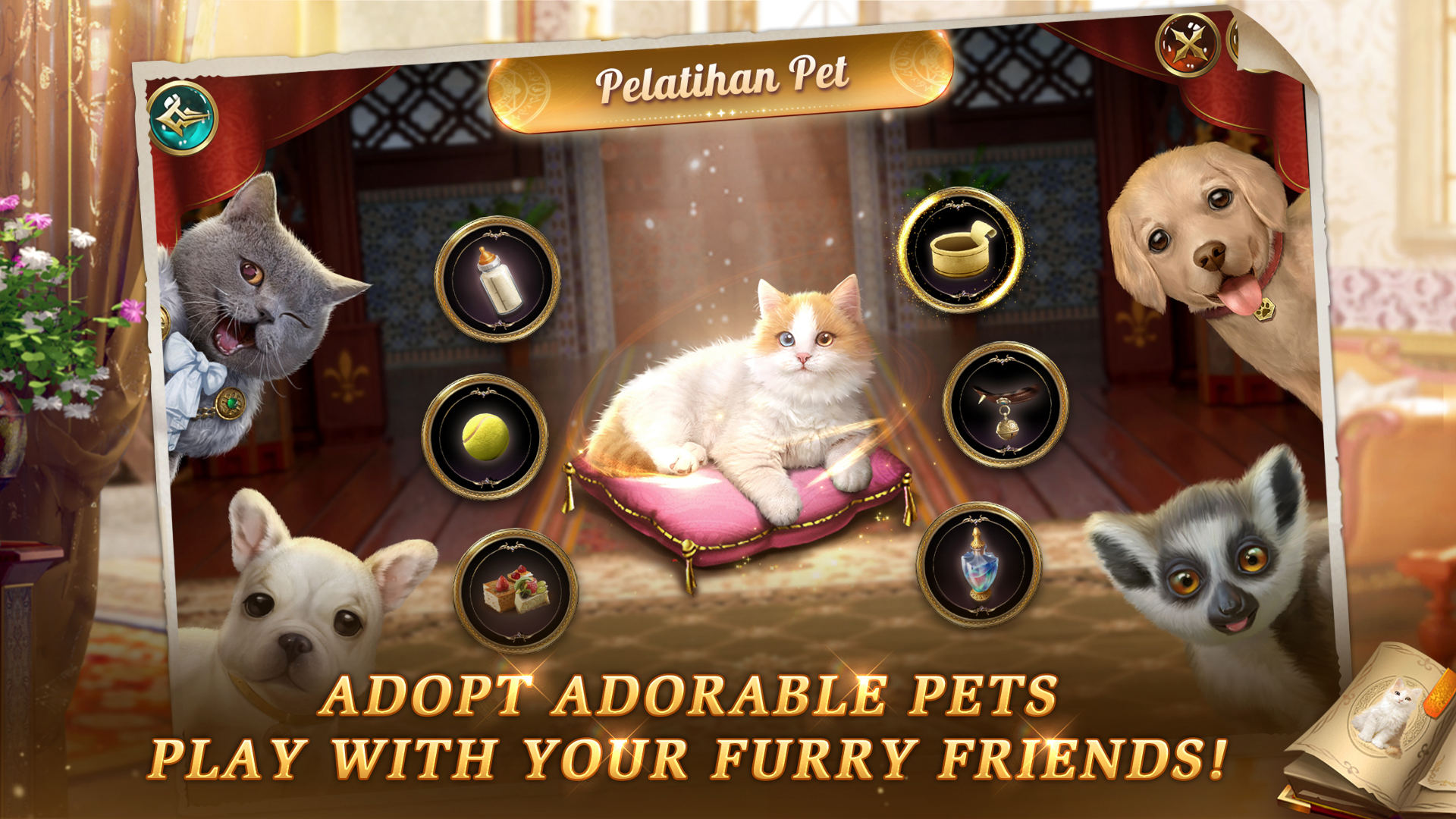 Game of Sultans pet pen – how to get your very own pet - PNGPhoneTok.com
