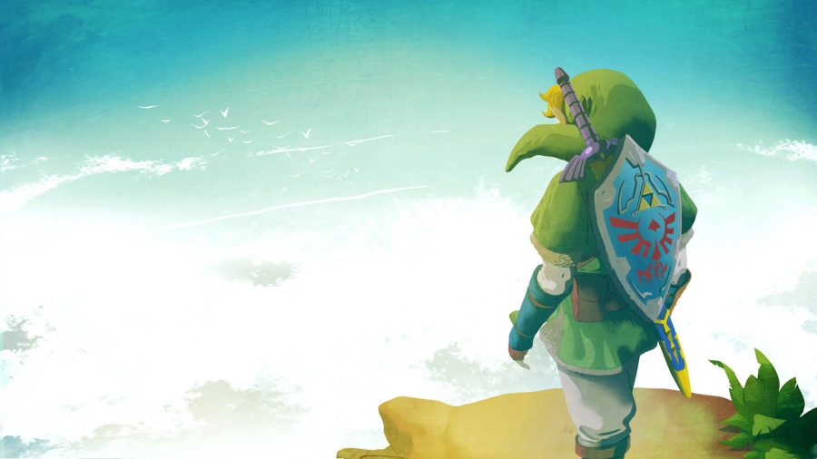 Link looking at the sky