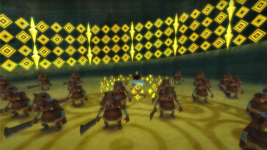 A horde of moblins in Skyward Sword