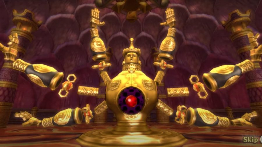 Skyward Sword's koloktos with it's arms stretched