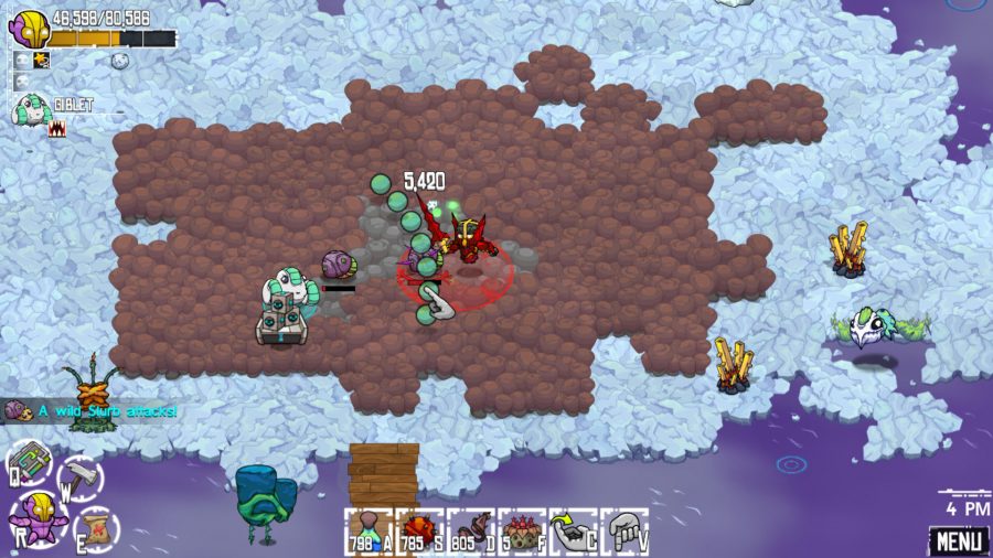 Screenshot of Crashlands gameplay