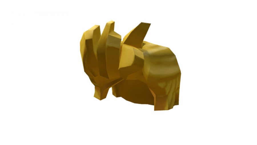 Blonde spiked hair, as part of our free Roblox hair guide
