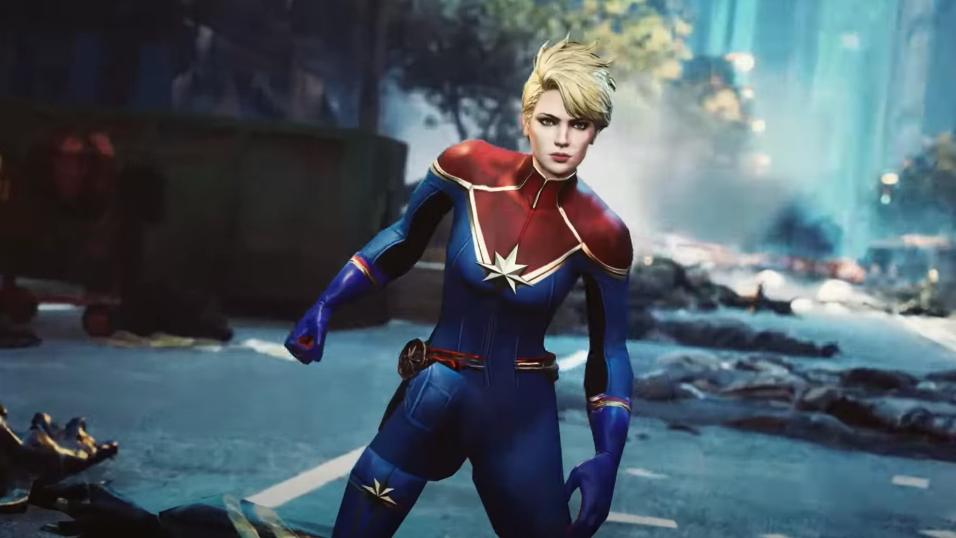 Marvel Future Revolution Captain Marvel Build, Skills, Outfits, Omega Cards, And More thumbnail