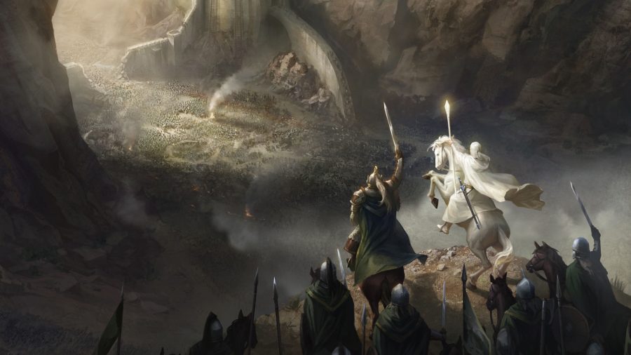 The Lord of the Rings Rise to War; Gandalf at the Battle of Helm's Deep