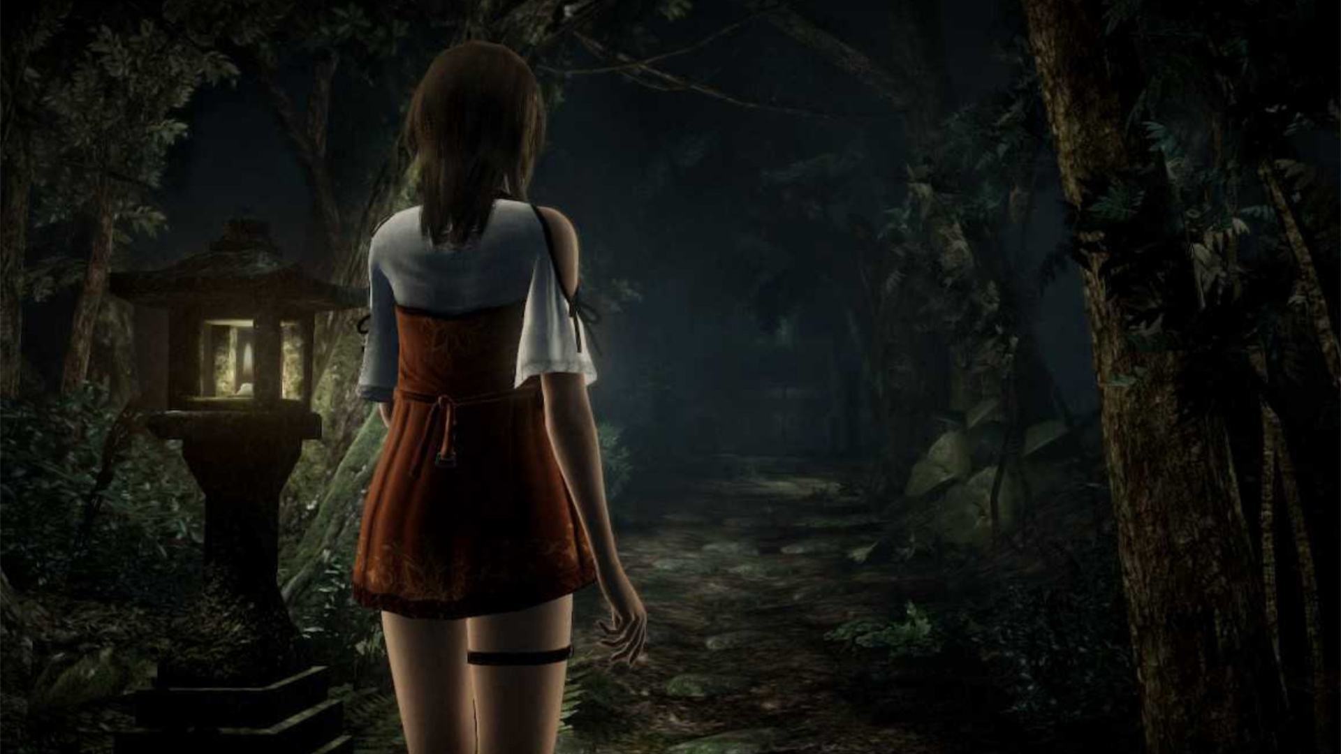 Yuri in a dark forest