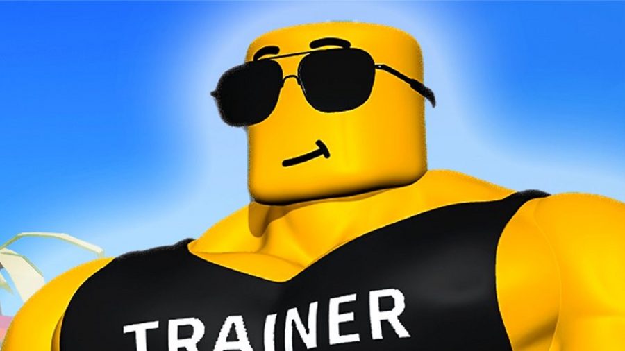 A yellow man with sunglasses