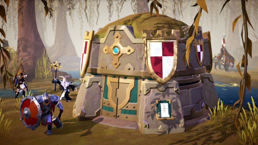Albion Online update; knights running around a hideout