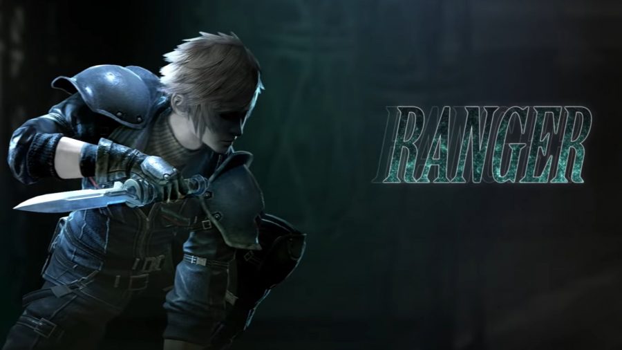 A ranger from Final Fantasy: First Soldier wielding a dagger