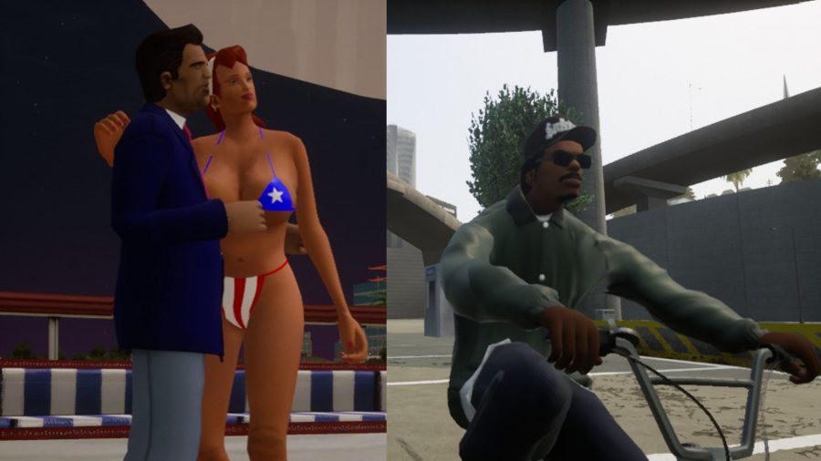 Grand Theft Auto: The Trilogy - The Definitive Edition Switch review; ugly NPCs