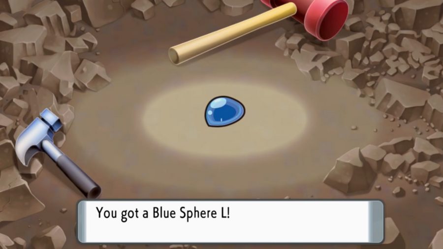 Pokémon BDSP Underground Blue spher S