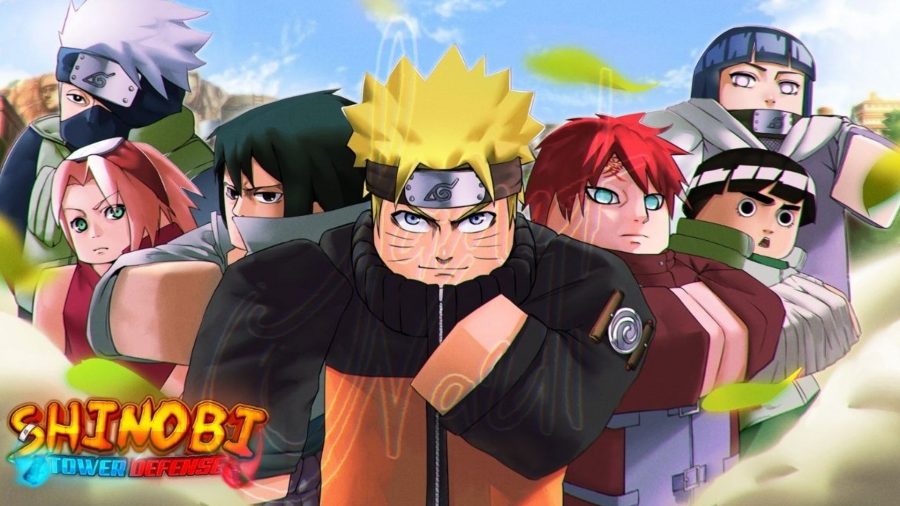 Tower Defense Shinobi codes; a group of Roblox anime characters