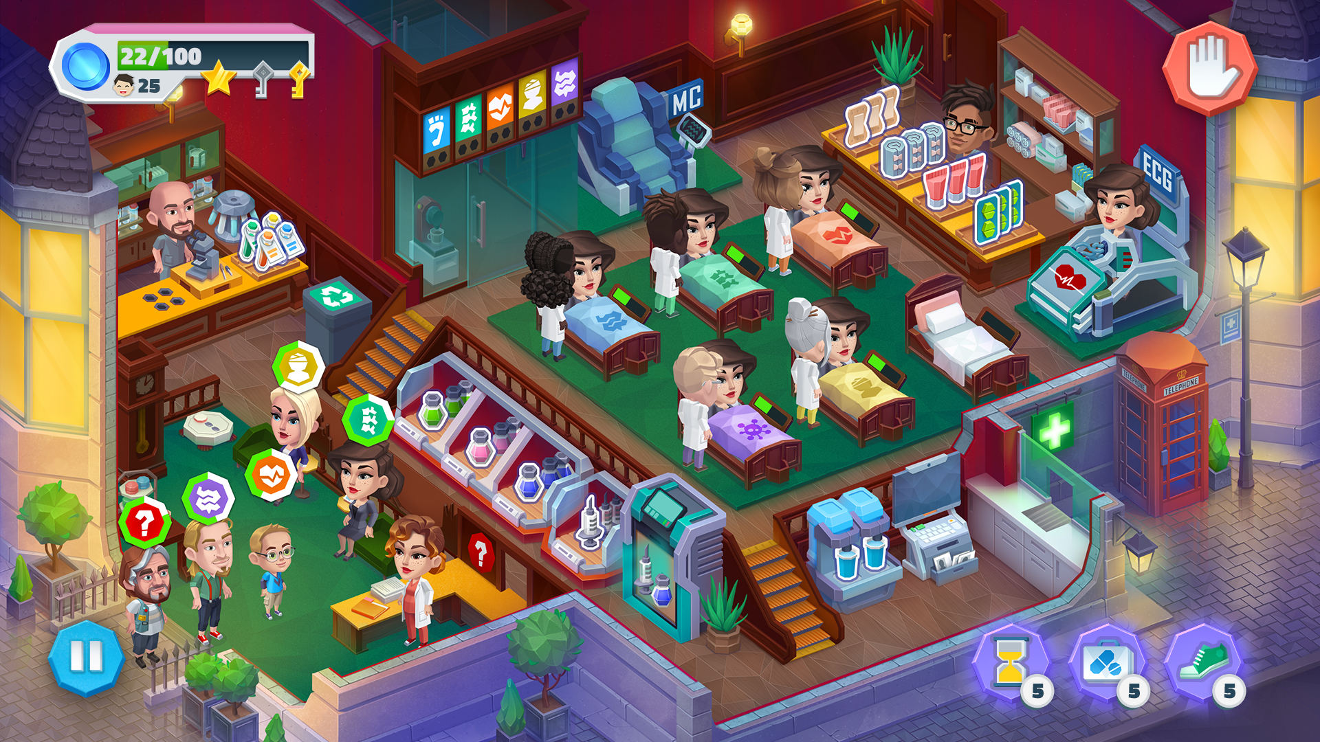 Screenshot of Happy Clinic gameplay