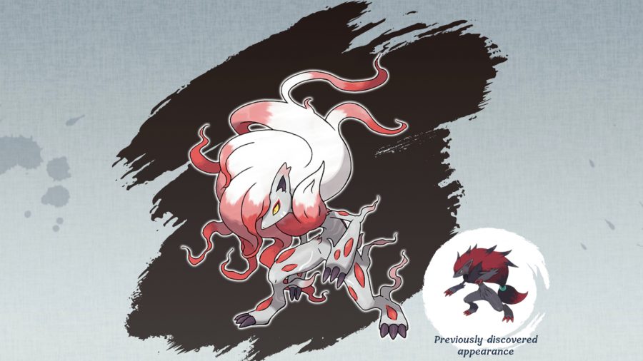 Pokémon Legends Arceus Zoroark evolution