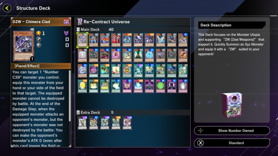 Re-Contract Universe set in Master Duel