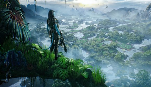 Avatar: Reckoning Na'vi looking out over Pandora