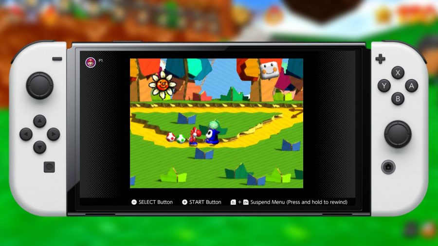 Yoshi's Story is being played on Nintendo Switch Online