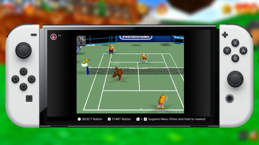 Mario Tennis is being played on Nintendo Switch Online