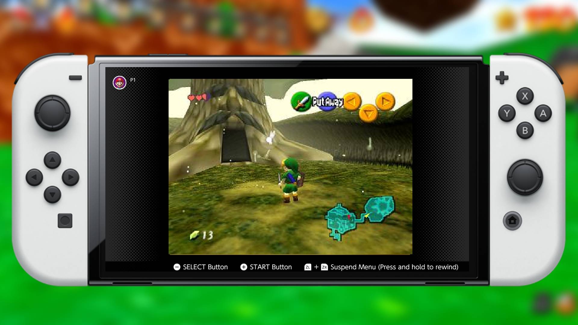 Nintendo 64 ZELDA OCARINA OF TIME on Nintendo Switch OLED Gameplay