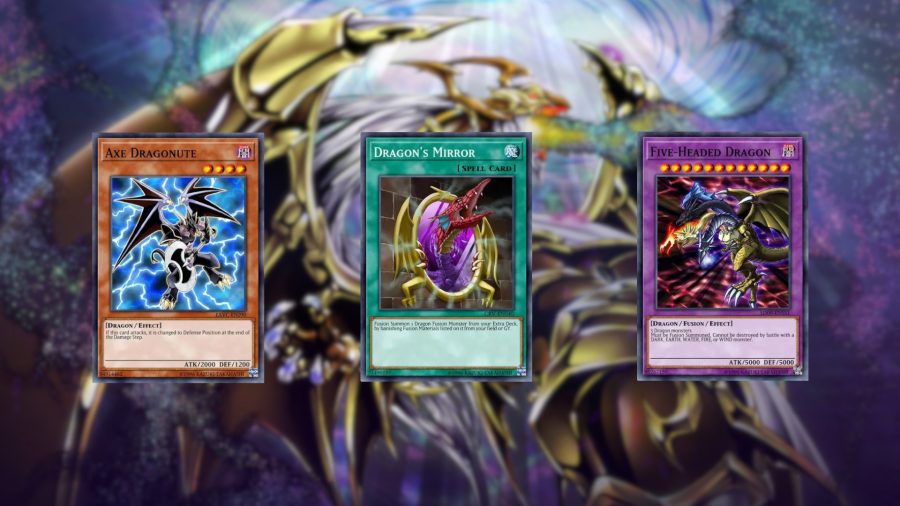 Custom image of cards needed to summon Five-headed dragon