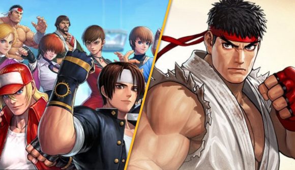 A bunch of fighters and Ryu