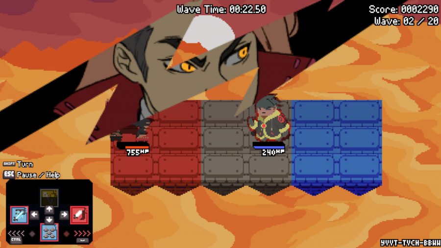 battle screen from EndCycle VS