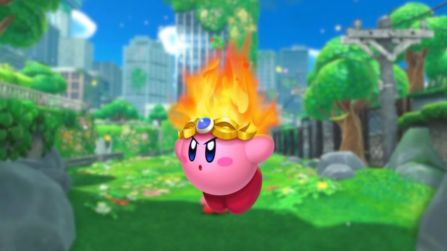 Fire Kirby copy ability